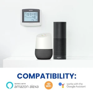 Wi-Fi Programmable Touchscreen Thermostat with IAQ Control — Smart Thermostat, AprilAire