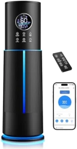 10L/2.64 Gal Humidifier for Large Room 600ft² 60H Runtime 24H Timer Auto Mode APP & Remote Control Top Fill Diffuser... — Humidifier, let'me
