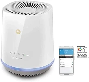 Wi-Fi Connected Smart Air Purifier with Integrated Night Light — Air Purifier, Motorola