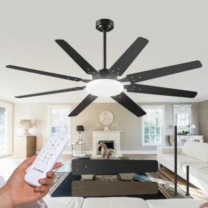 72 Inch Smart Ceiling Fan with Lights — Smart Fan, Amico