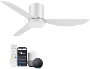 Smart Ceiling Fan with Lights and Remote — Smart Fan, GentleBreeze