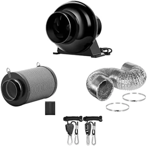 Smart Inline Duct Fan with Humidity Temperature Control — Smart Fan, iPower