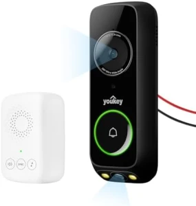Doorbell Camera Wired with Chime — Video Doorbell, youkey