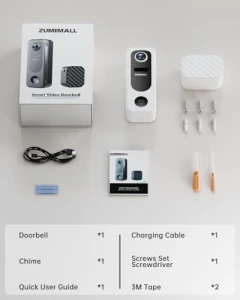 Video Doorbell with Chime — Video Doorbell, ZUMIMALL