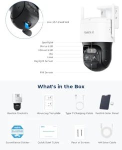 4K Dual Lens Solar Security Camera — Security Camera, Reolink