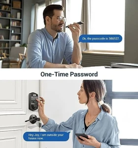Fingerprint Door Lock with Lever Handles — Smart Lock, Veise