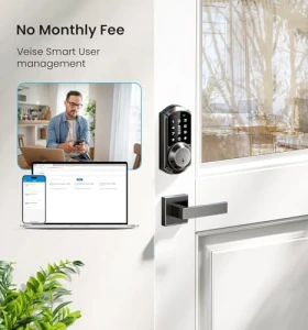 Smart Lock with 2 Lever Handle Set — Smart Lock, Veise