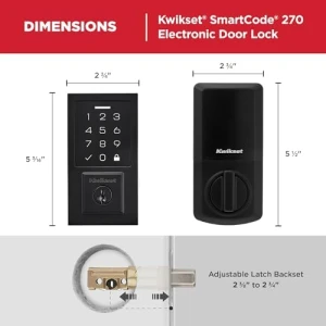 SmartCode 270 Touchpad Deadbolt Lock — Smart Lock, Kwikset