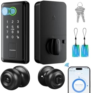 WiFi Bluetooth Keypad Door Lock with Handle — Smart Lock, Evanshow