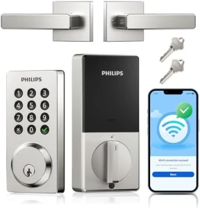 WiFi Smart Door Lock with Handle — Smart Lock, Philips