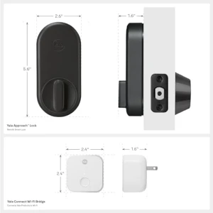 Approach Smart Wi-Fi Deadbolt Retrofit Smart Lock — Smart Lock, Yale