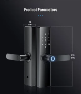 Smart Electronic Door Lock with Fingerprint Biometric — Smart Lock, Generic
