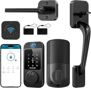 Smart Front Door Lock Set — Smart Lock, SMONET
