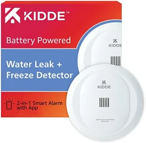 Smart Carbon Monoxide Detector & Indoor Air Quality Monitor + Leak & Freeze Sensor — Air Quality Monitor, Kidde