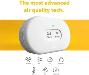 View Plus - Battery Powered Radon & Air Quality Monitor — Air Quality Monitor, Airthings
