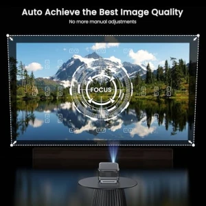 2000 ANSI Outdoor Projector with Google TV — Smart Projector, HAPPRUN