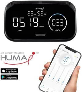 Smart Indoor Air Quality Monitor — Air Quality Monitor, Humai
