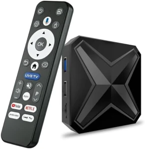 4K Ultra HD Smart TV Box with Voice Control — Smart TV, LEFFOT