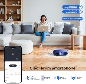 Robot Vacuum and Mop Combo for Pet Hair — Robot Vacuum, MANVN