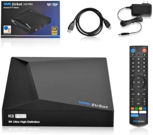 Streaming Box 6K Ultra HD Android Smart TV Box — Smart TV, WE2USAT