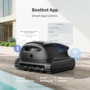 Cordless Pool Vacuum Robot with 6800 GPH Suction — Robot Vacuum, Beatbot