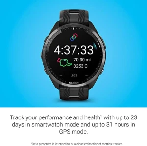 Forerunner 965 Running Smartwatch, Colorful AMOLED Display, Training Metrics and Recovery Insights — Fitness Tracker, Garmin