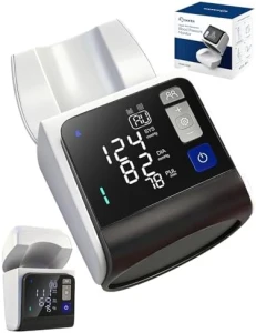 Automatic Blood Pressure Monitor Upper Arm, No-Wrap Auto-Fit Design, Large Display BP Machine with 4 Users 199 Readings... — Blood Pressure Monitor, Saker