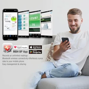 Bluetooth Blood Pressure Monitor- Wireless Upper Arm Cuff — Blood Pressure Monitor, MbH