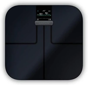 Index S2, Smart Scale with Wireless Connectivity, Measure Body Fat, Muscle, Bone Mass, Body Water% and More, Black — Smart Scale, Garmin