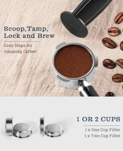 Espresso Machine 20Bar Compact Coffee Machine — Coffee Maker, CUSIMAX