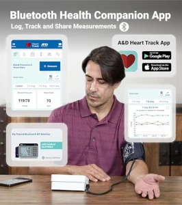 Precision Check BP Monitor with Bluetooth — Blood Pressure Monitor, A&D Medical