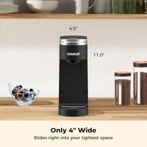 Slim Single Serve Coffee Maker for K Cup Pod — Coffee Maker, CHULUX