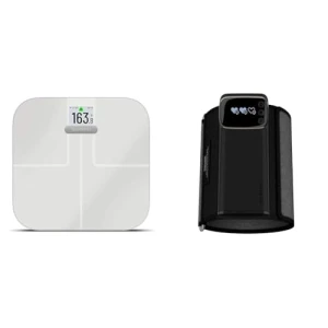 Smart Scale and Blood Pressure Monitor Bundle — Blood Pressure Monitor, Garmin