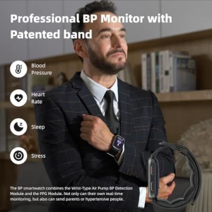 Smart Watch Blood Pressure Monitor with Air Pump Band — Blood Pressure Monitor, BP Doctor