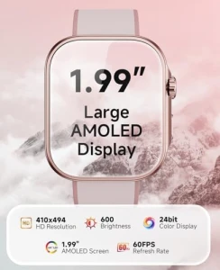 Smart Watch for Women with Blood Pressure Monitor — Fitness Tracker, SOUYIE