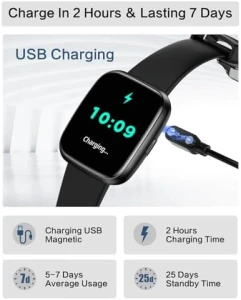 Smart Watch with Bluetooth Call and Health Monitoring — Smart Watch, EGQINR