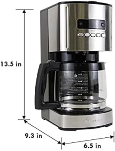 Coffee Maker 12 cup Drip Coffee Machine with Reusable Filter — Coffee Maker, Koolatron