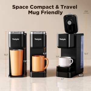 Hot & Iced Coffee Maker with Magnetic K-Pod Organizer — Coffee Maker, Tastyle