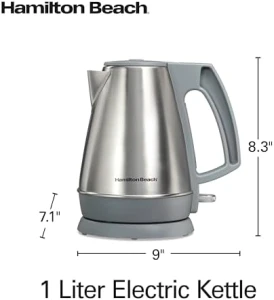 1 Liter Electric Kettle — Electric Kettle, Hamilton Beach