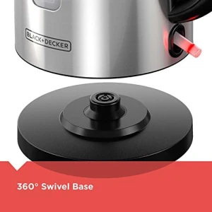 Cordless Kettle, Silver — Electric Kettle, BLACK+DECKER