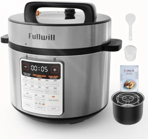 Dual-Pot Electric Pressure Cooker, 12-in-1 Multi Cooker with 6QT Stainless Steel & 5QT Ceramic Pot — Multicooker, Fullwill