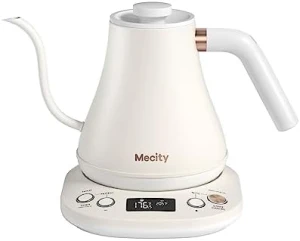 Electric Gooseneck Kettle with Keep Warm & LCD Display — Electric Kettle, Mecity