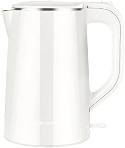 Electric Kettle Quiet, Double Wall Hot Water Boiler BPA-Free, Cool Touch, Cordless — Electric Kettle, COOKTRON
