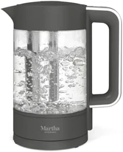 Electric Kettle with Stainless Steel Tea Infuser — Electric Kettle, Martha Stewart