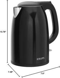 1.5L Electric Kettle, Cool Touch Stainless Steel Interior — Electric Kettle, KRUPS