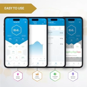 Bluetooth Smart Scale & Digital Kitchen Scale Fitness Bundle — Smart Scale, INEVIFIT