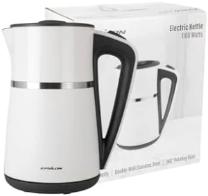 Double Wall Electric Kettle 1100W — Electric Kettle, Epsilon