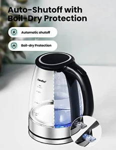 Glass Electric Tea Kettle & Hot Water Kettle — Electric Kettle, COMFEE'