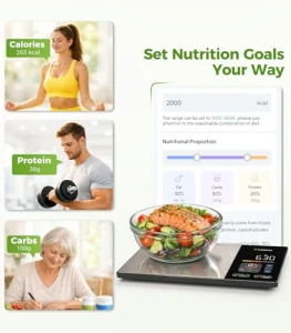 Smart Food Kitchen Scale with Nutrition Calculator — Smart Scale, Atogou