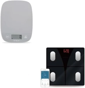 Digital Food Scale and Body Fat Scale Combo — Smart Scale, NUTRI FIT